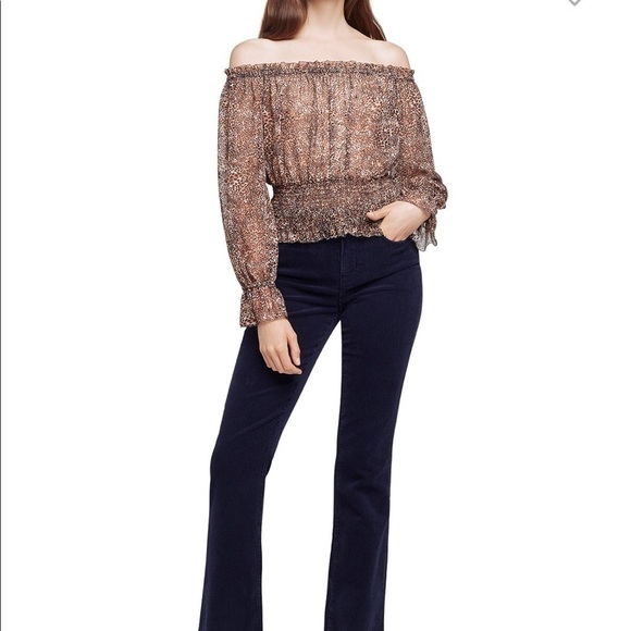 L’AGENCE Lilia Off Shoulder Top NWT Size XS - Picture 6 of 16